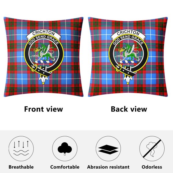 Crichton Tartan Crest Pillow Cover Sale - Image 4