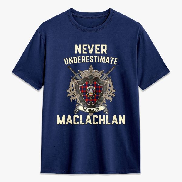 MacLachlan Modern Tartan Crest 2D T-shirt - Never Underestimate Style Online - Image 3