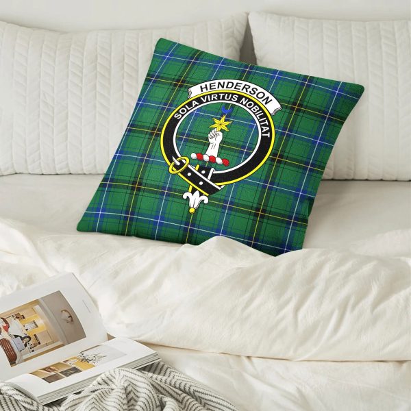 Henderson Ancient Tartan Crest Pillow Cover For Cheap - Image 2