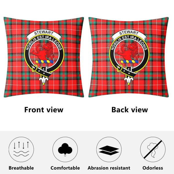 Stewart (Stuart) of Bute Tartan Crest Pillow Cover Online - Image 4
