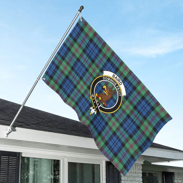 Baird Ancient Tartan Crest House Flag Online now