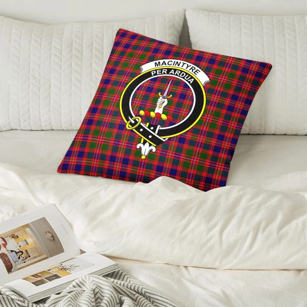MacIntyre Modern Tartan Crest Pillow Cover Cheap - Image 2