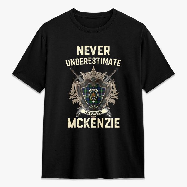 McKenzie Modern Tartan Crest 2D T-shirt - Never Underestimate Style Supply