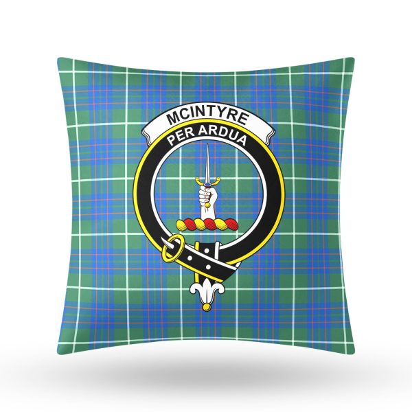 McIntyre Hunting Ancient Tartan Crest Pillow Cover For Discount - Image 3