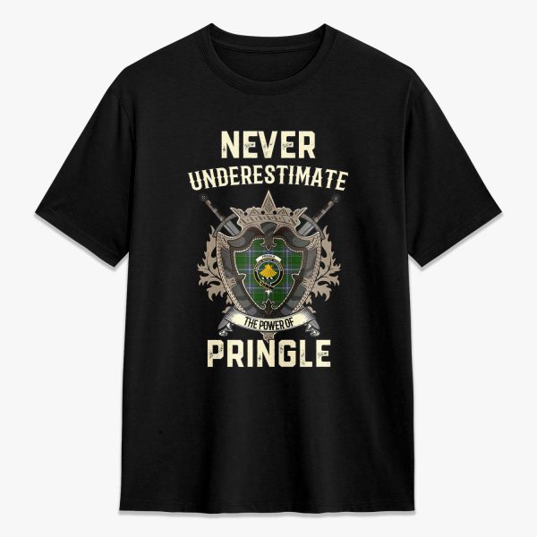 Pringle Tartan Crest 2D T-shirt - Never Underestimate Style Supply