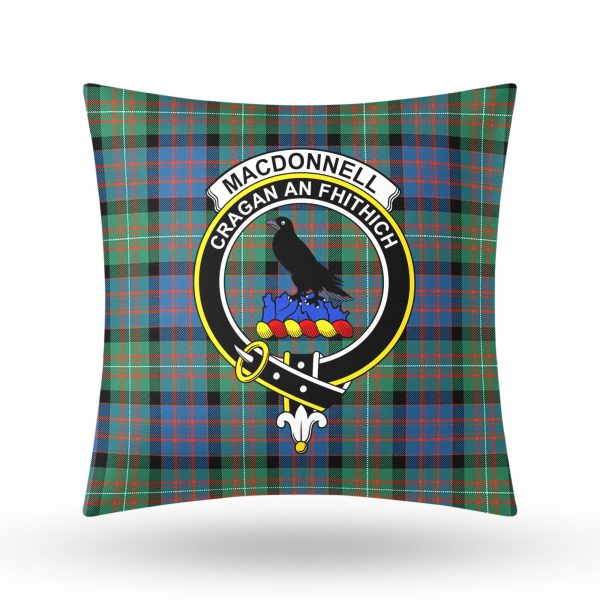 MacDonnell of Glengarry Ancient Tartan Crest Pillow Cover Fashion - Image 3