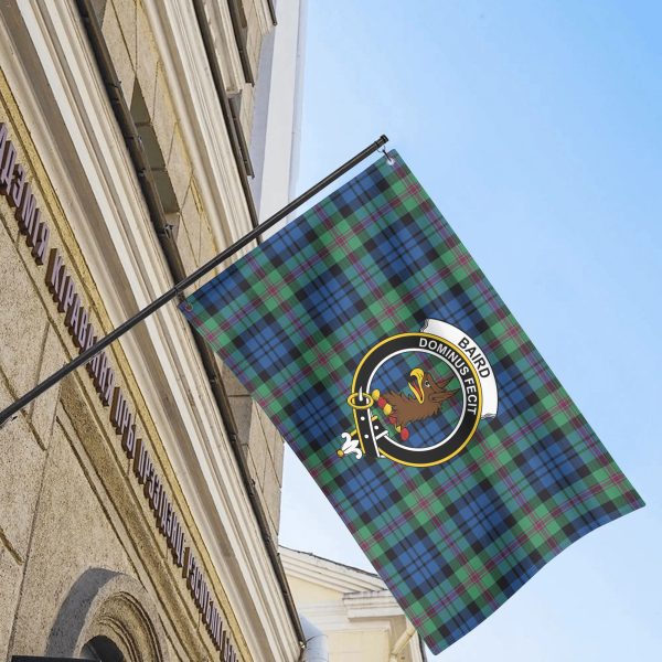 Baird Ancient Tartan Crest House Flag Online now - Image 4