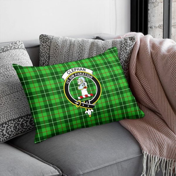 Clephan (or Clephane) Tartan Crest Pillow Cover Online - Image 5