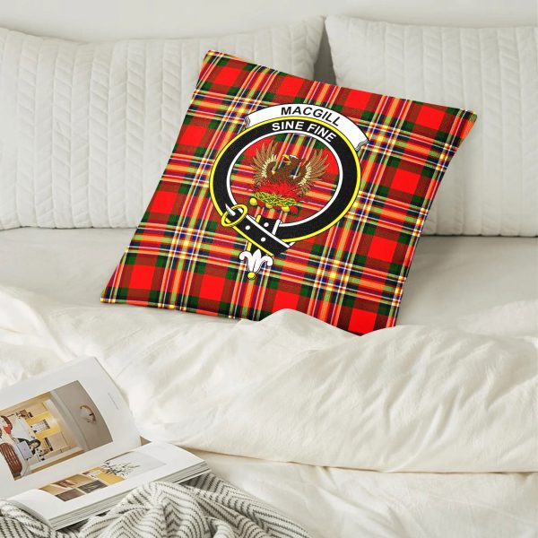 Makgill Tartan Crest Pillow Cover on Sale - Image 2