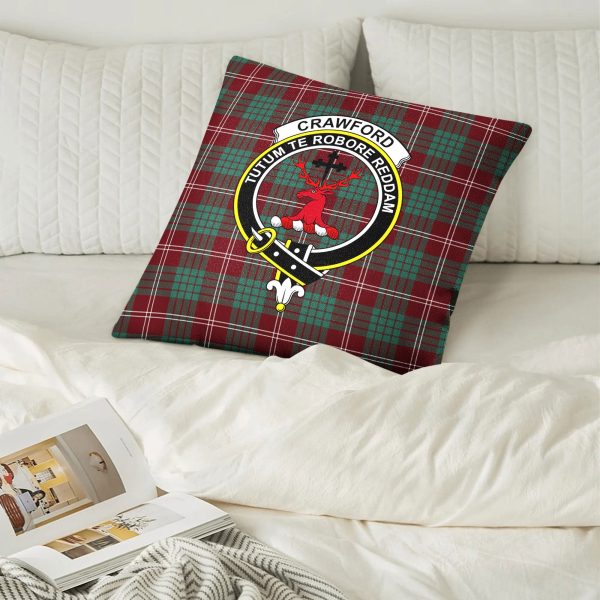 Crawford Modern Tartan Crest Pillow Cover Discount - Image 2