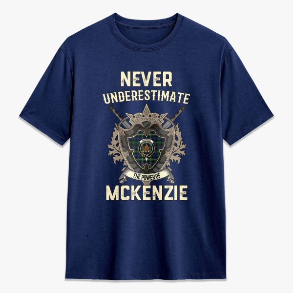 McKenzie Modern Tartan Crest 2D T-shirt - Never Underestimate Style Supply - Image 3