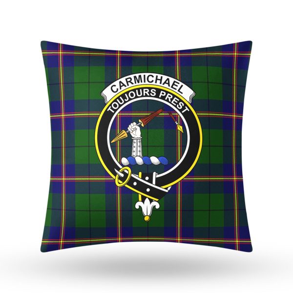 Carmichael Modern Tartan Crest Pillow Cover Supply - Image 3