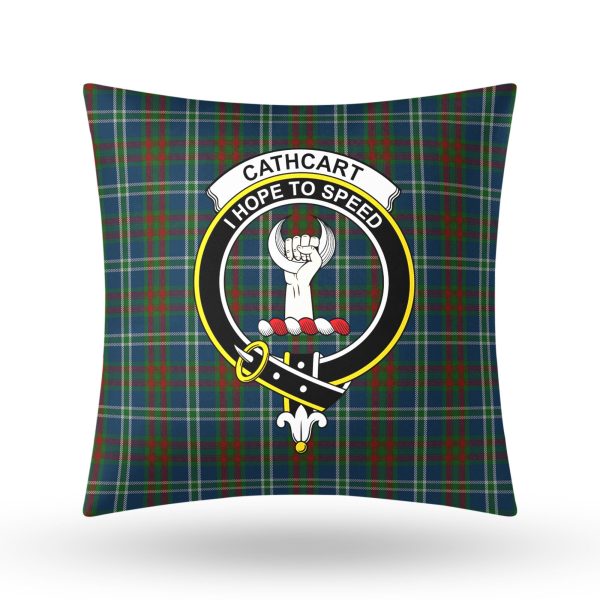 Cathcart Tartan Crest Pillow Cover Cheap - Image 3