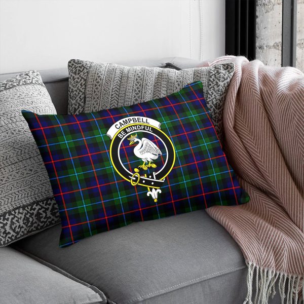 Campbell of Cawdor Modern Tartan Crest Pillow Cover Supply - Image 5